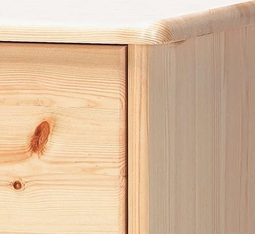 Mario smal byrå med 5 lådor - Lackad furu Mario smal byrå med 5 lådor - Lackad furu