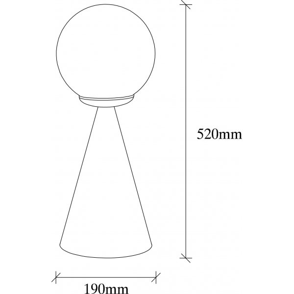 Gondol bordslampa - Vit Gondol bordslampa - Vit