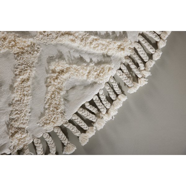 Tapis en coton Kleva - Blanc Tapis en coton Kleva - Blanc