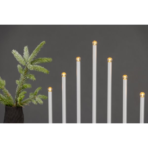 Björnfjället ljusstake 32 x 52 cm - Svart/Silver Björnfjället ljusstake 32 x 52 cm - Svart/Silver