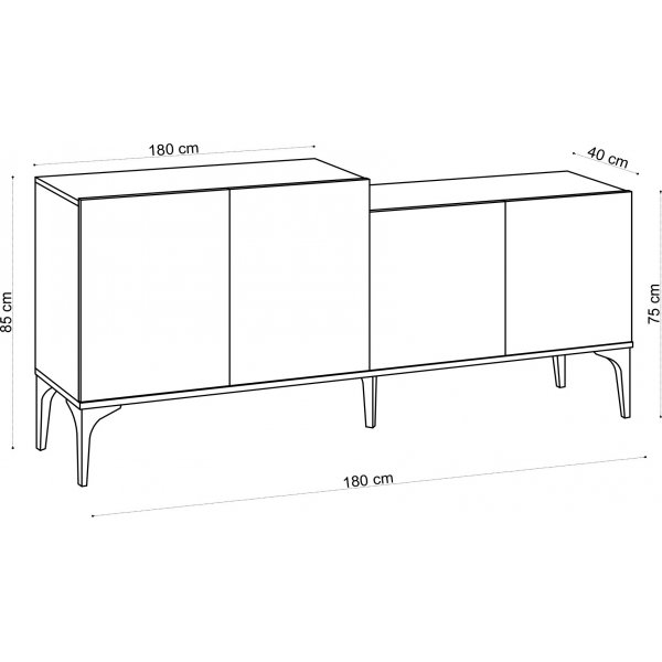 Buffet Orson - Chêne saphir Buffet Orson - Chêne saphir