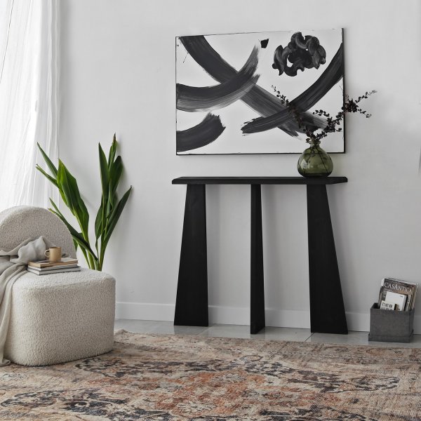 Cleopatra avlastningsbord 100 x 28 cm - Antracit