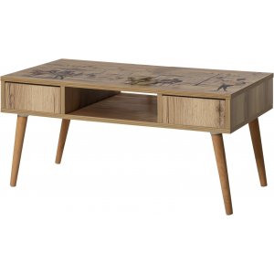 Table basse Broadway 97 x 55 cm - Pin