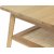 Yuma salontafel van geolied eikenhout met rotan plank