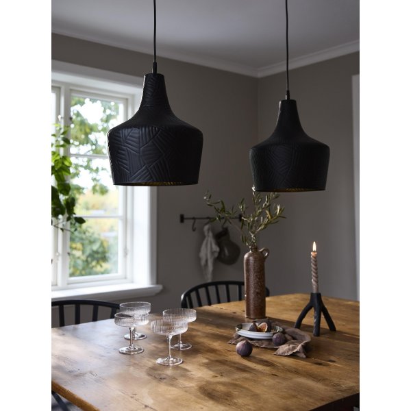 Plafonnier Ribble - Noir mat - 25 cm