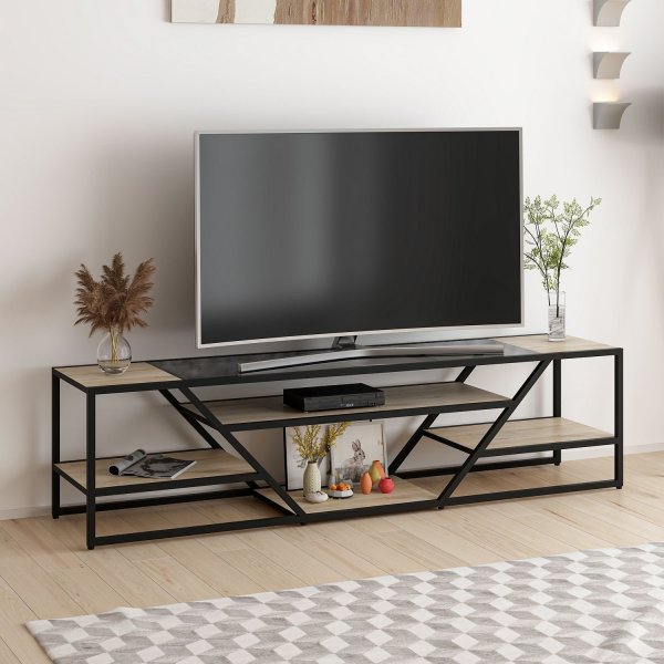Lora TV-standaard - Zwart Lora TV-standaard - Zwart