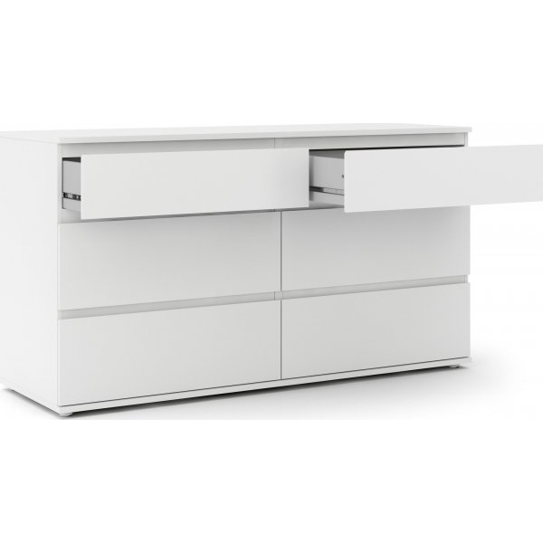Nova ladekast met 6 lades - Wit Nova ladekast met 6 lades - Wit
