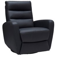 Hugin Reclinerfåtölj - Svart Skinn Hugin Reclinerfåtölj - Svart Skinn
