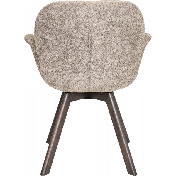 Chaise de salle  manger Bjerke - Taupe/brun