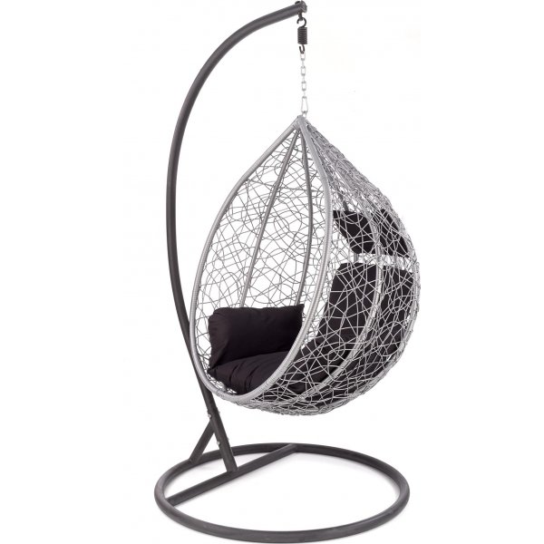 Ovo hngstol - Svart/gr + Flckborttagare fr mbler