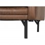 Harpan 3-sits Soffa i brun vintage - Soffa 223 cm