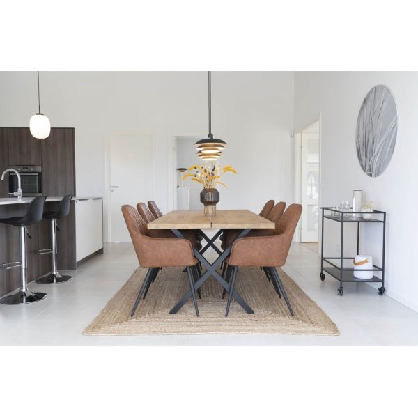 Harbo Matstol - Vintage brun Harbo Matstol - Vintage brun