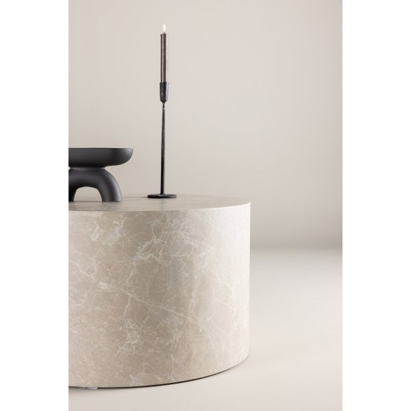 Table basse York 80 cm - Beige