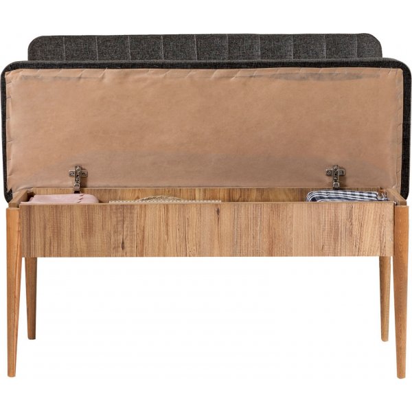 Groupe repas Vina 1053 avec canapé - Pin/anthracite Groupe repas Vina 1053 avec canapé - Pin/anthracite