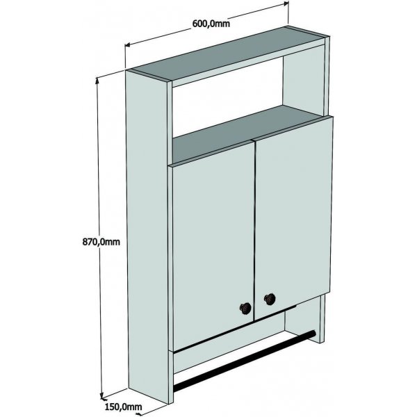 Armoire Banyo - Blanc Armoire Banyo - Blanc