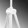 Tripod golvlampa - Vit/rd