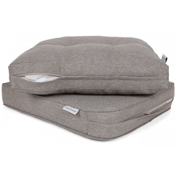 Hörnsoffa Bergamo med fåtölj & bord - Beige/beige melerad Hörnsoffa Bergamo med fåtölj & bord - Beige/beige melerad