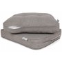 Hrnsoffa Bergamo med ftlj & bord - Beige/beige melerad