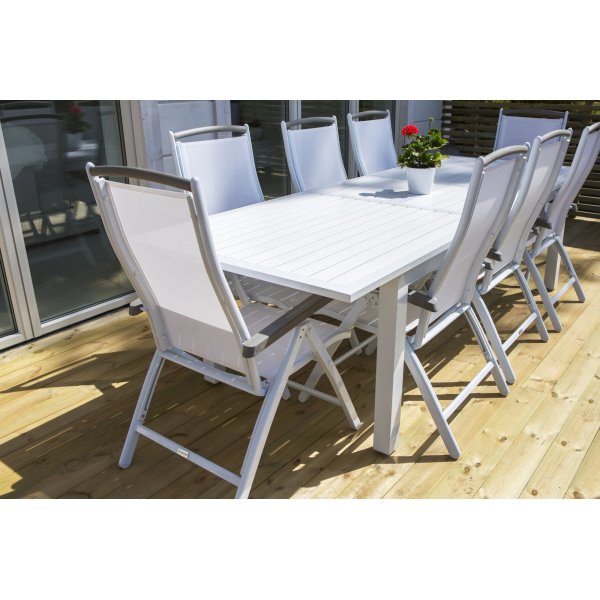 Albany positionsstol - Vit