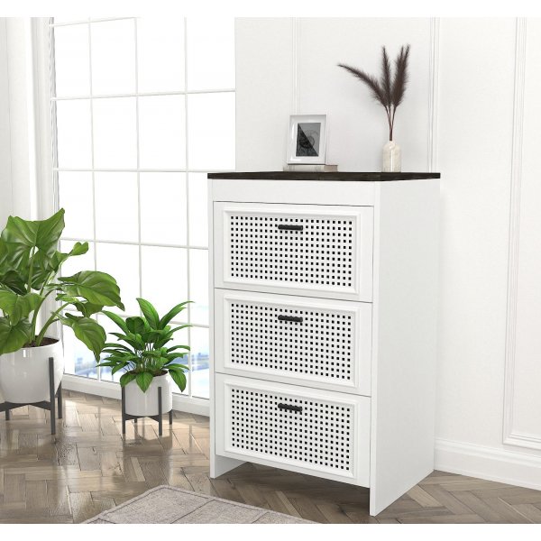 Done byr - Vit/mrkbrun