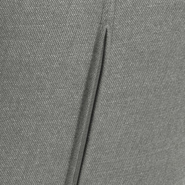 Fauteuil Nora - Gris clair/noir