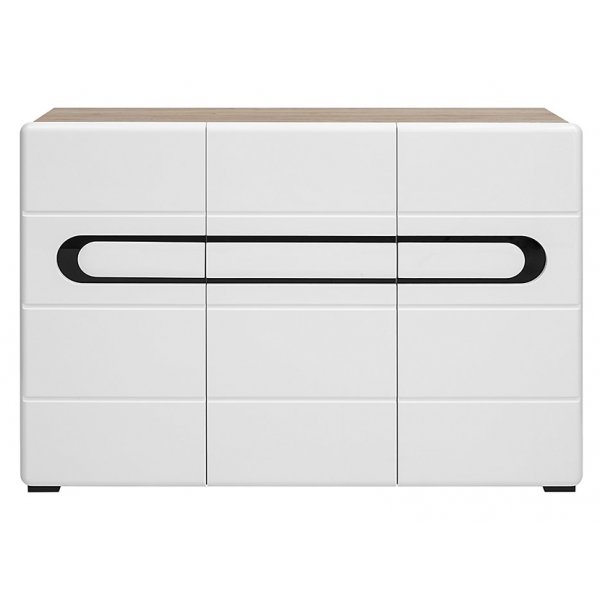 Hagfors sideboard - Vit/Svart