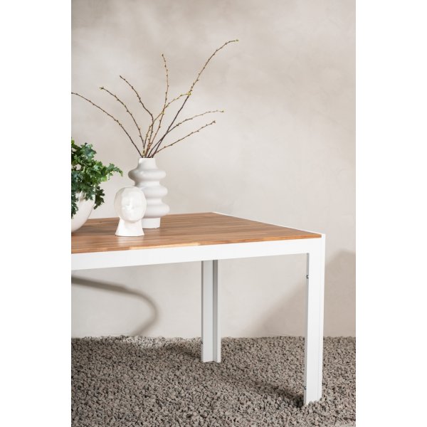 Bois matbord 205 x 90 cm - Natur/Vit Bois matbord 205 x 90 cm - Natur/Vit