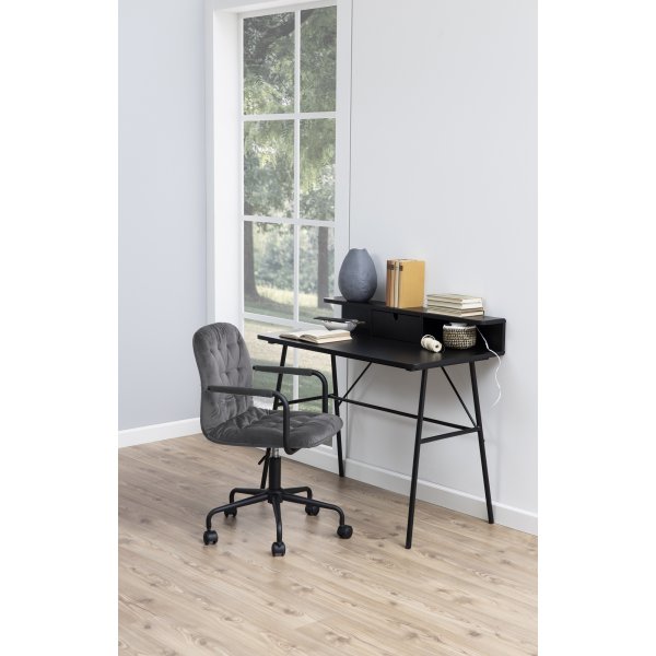 Chaise de bureau Wendy - Gris