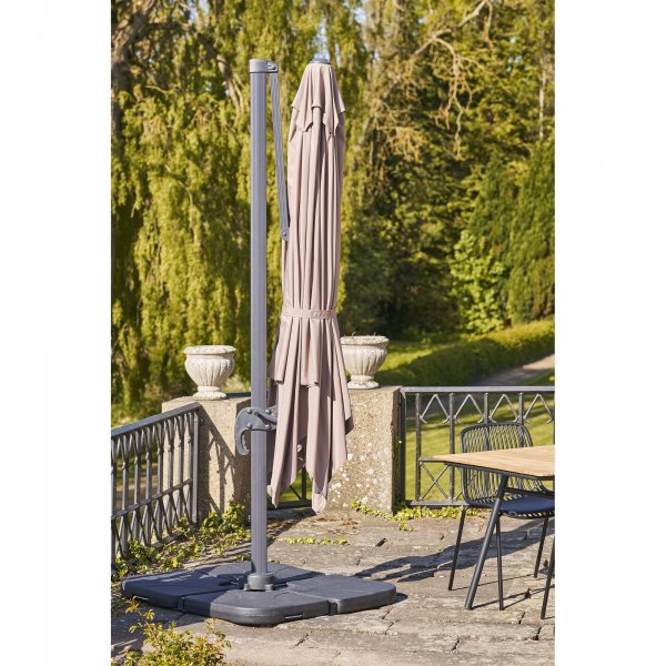 Baza hängparasoll - Sand/Grå Baza hängparasoll - Sand/Grå