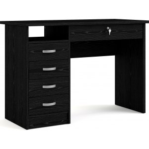 Function Plus bureau met 4 lades 109,3 x 48,5 cm - Zwarte doos