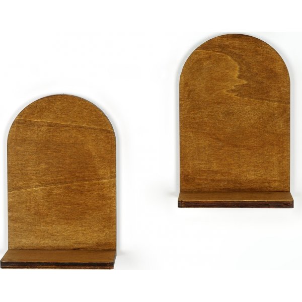 Rafa wandplank 261 Walnoot