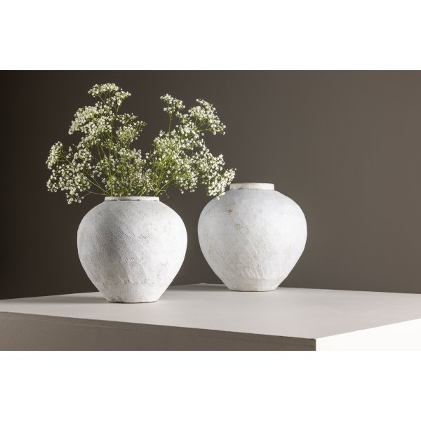 Globe vas 25 x 23 cm - Beige/Brun Globe vas 25 x 23 cm - Beige/Brun