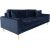 Lido 3-sits soffa - Mörkblå sammet