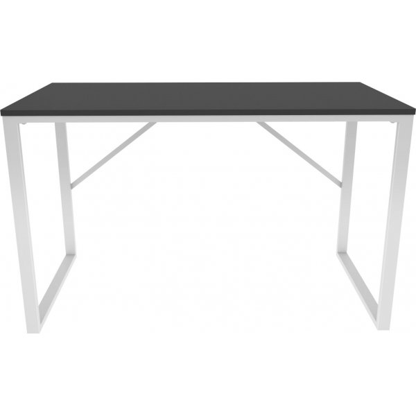Bureau Layton 120 x 60 cm - Blanc/anthracite Bureau Layton 120 x 60 cm - Blanc/anthracite