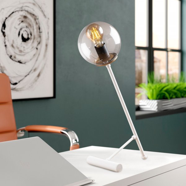Golf bordslampa klar - Vit