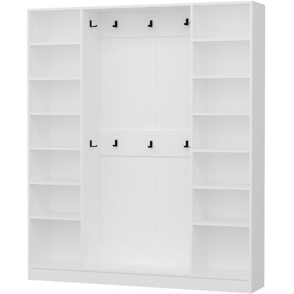 Armadio hallmbel 180 x 35 x 210 cm - Vit