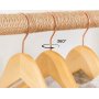 Kldgalge, tr, 44,5 cm, 20-pack - Beige/rosa