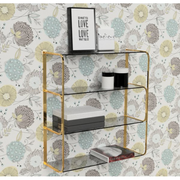 Ellen v�gghylla - M�ssing/Glas