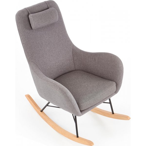 Fauteuil à bascule Mengoba - Gris Fauteuil à bascule Mengoba - Gris
