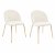 Stol i beige sammet - Plaza