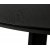Heby runt matbord i svartbetsad ask 120 cm + Mbeltassar