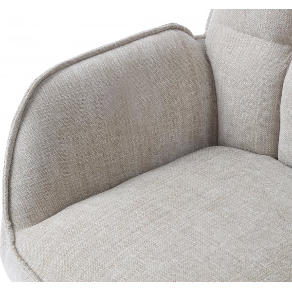 Choice fauteuil - Linnen/zwart Choice fauteuil - Linnen/zwart