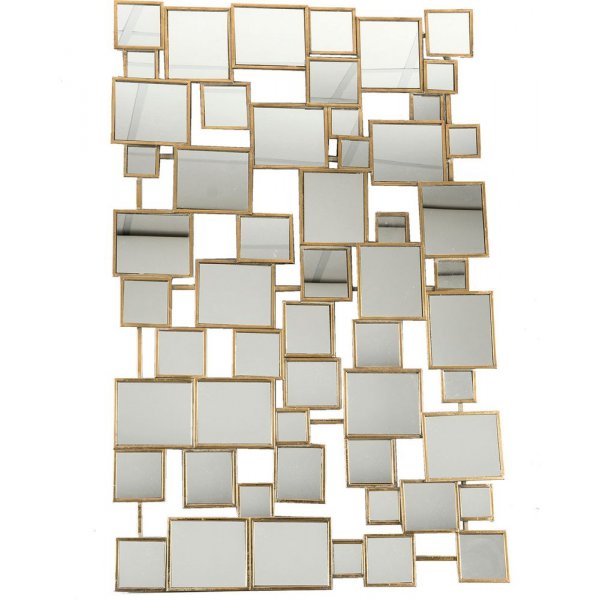Spegelvgg 120x77 cm - Antik mssing