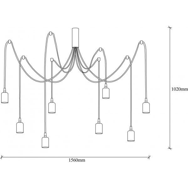 Plafonnier Kaluv 929 - Noir Plafonnier Kaluv 929 - Noir