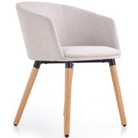 Vester matstol - Beige (Tyg) / Trä Vester matstol - Beige (Tyg) / Trä