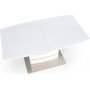 Mervin uitschuifbare eettafel 140-180 cm - Eiken / Wit hoogglans
