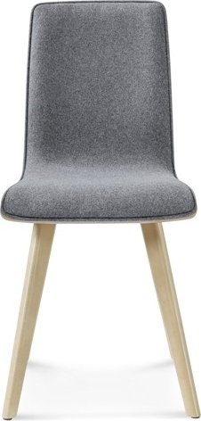 Chaise de salle  manger Cleo avec faade rembourre - Couleur du cadre et du revtement en option