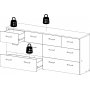 Space byr med 8 ldor - Ek/vit