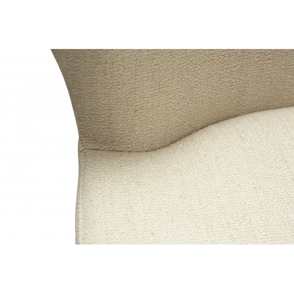 Glam barstol - Simply beige boucle/svart Glam barstol - Simply beige boucle/svart