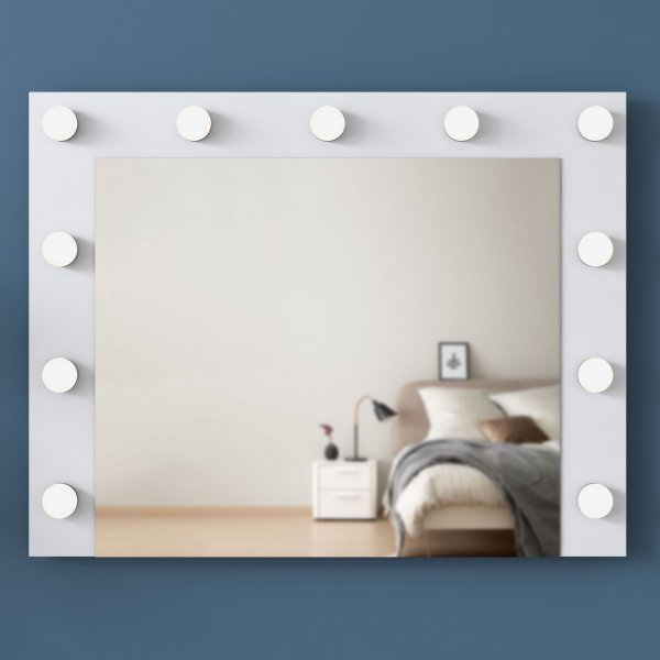 Bijou sminkbord 15 - 90 x 44,5 cm - Vit Bijou sminkbord 15 - 90 x 44,5 cm - Vit